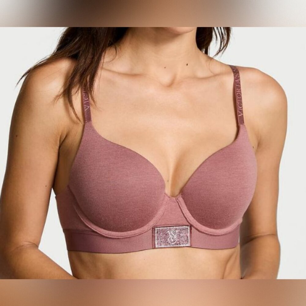 Perfect Shape Shine Patch Push-Up Bra Color Vintage Rose